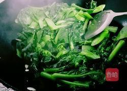 青炒芥兰的做法图解7
