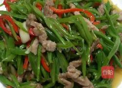 四季豆炒肉丝的做法图解9