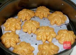 南瓜菊花馒头的做法图解17