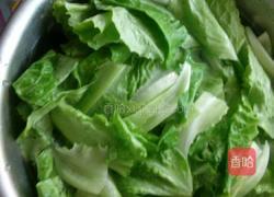 酸辣生菜的做法图解2