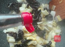 娃娃菜炒木耳的做法图解9