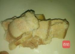 花菜炒肉片的做法图解2