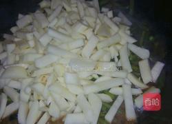 豆角闷面的做法图解3