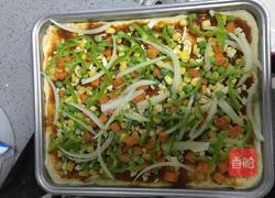 新奥尔良鸡肉鲜虾披萨的做法图解5