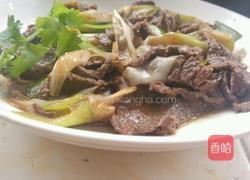 葱爆牛肉的做法图解6
