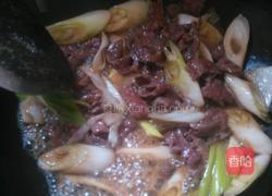 葱爆牛肉的做法图解4