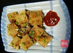 豆腐皮葱包肉的做法图解7