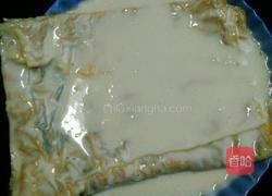 豆腐皮葱包肉的做法图解4