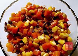 腊肠炒菜丁的做法图解7