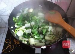 小白菜炒虾米的做法图解6