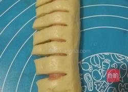 火腿肠花朵面包的做法图解10