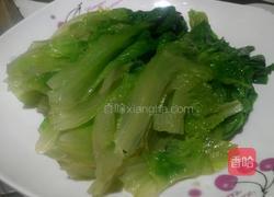 蚝汁生菜的做法图解6