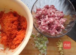 胡萝卜肉包子的做法图解3