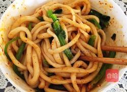 陕西油泼手工棍棍面的做法图解6