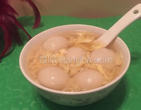 雞蛋甜酒湯圓