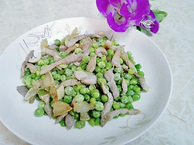 猪肉炒豌豆