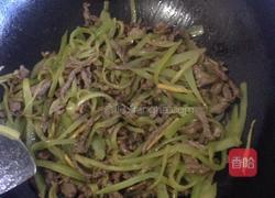 莴笋炒牛肉丝的做法图解6