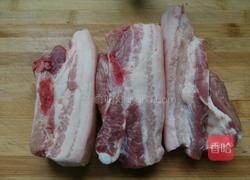 黄豆烧五花肉的做法图解1