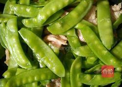 荷兰豆炒肉片的做法图解3