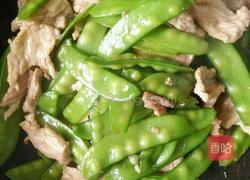 荷兰豆炒肉片的做法图解4