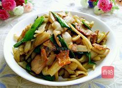 腊肉炒豆丝的做法图解9