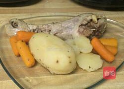 土豆炖火鸡腿的做法图解5