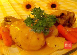 土豆炖火鸡腿的做法图解9