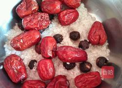 红小豆薏仁米桂圆枣粥的做法图解2