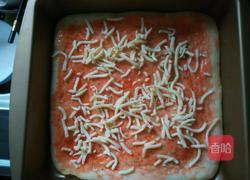 蘑菇鸡肉比萨的做法图解6