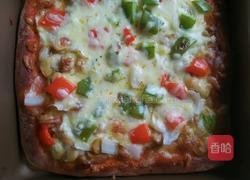 蘑菇鸡肉比萨的做法图解11