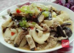 肉末蘑菇烧日本豆腐的做法图解9