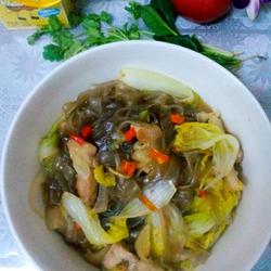 猪肉炖粉条（香辣味）的做法[图]