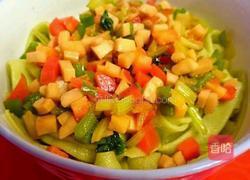 菠菜扯面的做法图解6