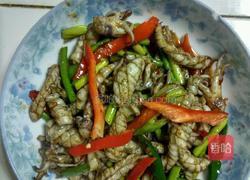 蒜苔炒鱿鱼的做法图解6