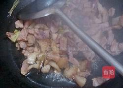 蒜叶炒肉的做法图解5