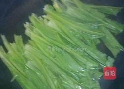 肉酱汁浇麦菜的做法图解4