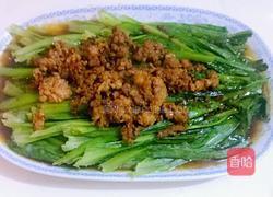 肉酱汁浇麦菜的做法图解10