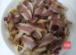 榄角蒸腊肉鱼干的做法图解5