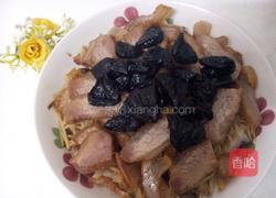 榄角蒸腊肉鱼干的做法图解9