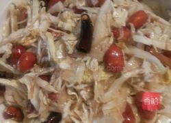 花生米拌白菜心的做法图解5