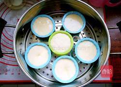 玫瑰花蒸蛋糕的做法图解8