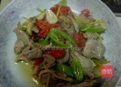 猪肝炒肉的做法图解5