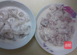 溜双段（肉段和虾段）的做法图解2