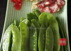 腊味荷兰豆的做法图解1