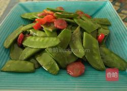腊味荷兰豆的做法图解12