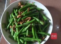 豆角炒肉的做法图解6