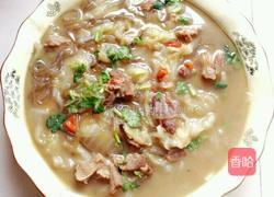 羊肉炖白菜粉条的做法图解17