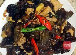 黑木耳炒肉片的做法图解6