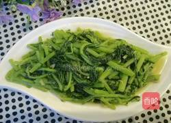 蒜蓉青蒿的做法图解8