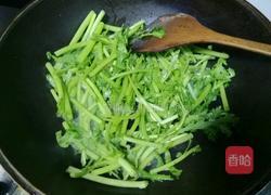 蒜蓉青蒿的做法图解5